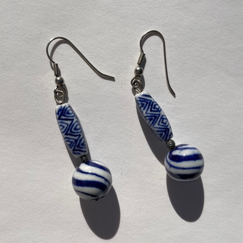 Ceramic Bead Earrings